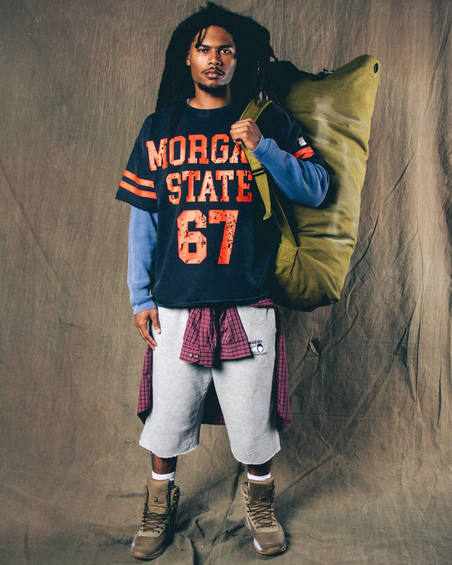 MORGAN Football Short-Sleeve Sweatshirt