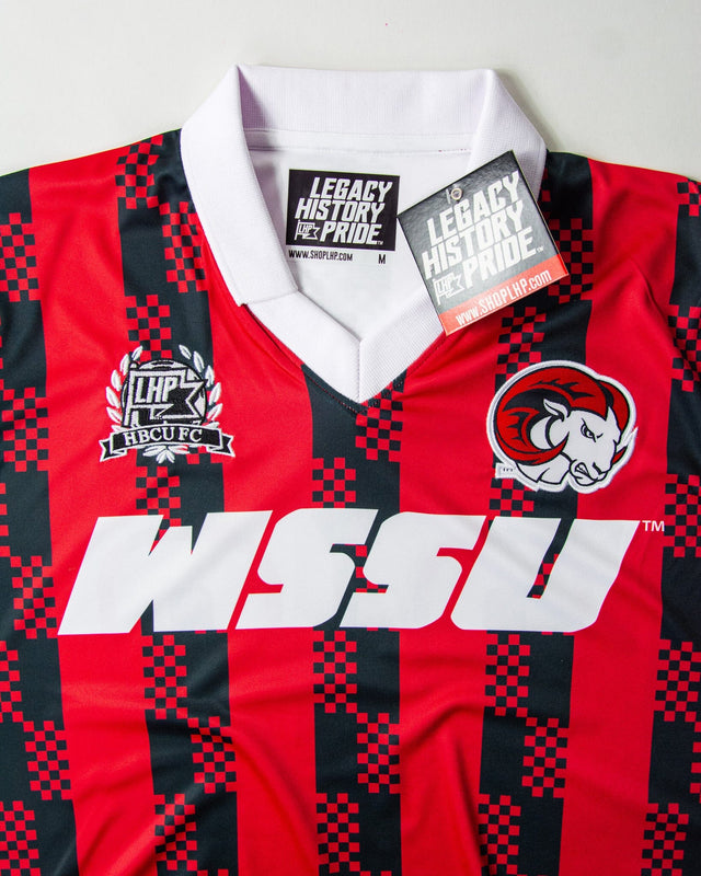 Universidad CLARK ATLANTA. Camiseta de fútbol "REDENCIÓN"