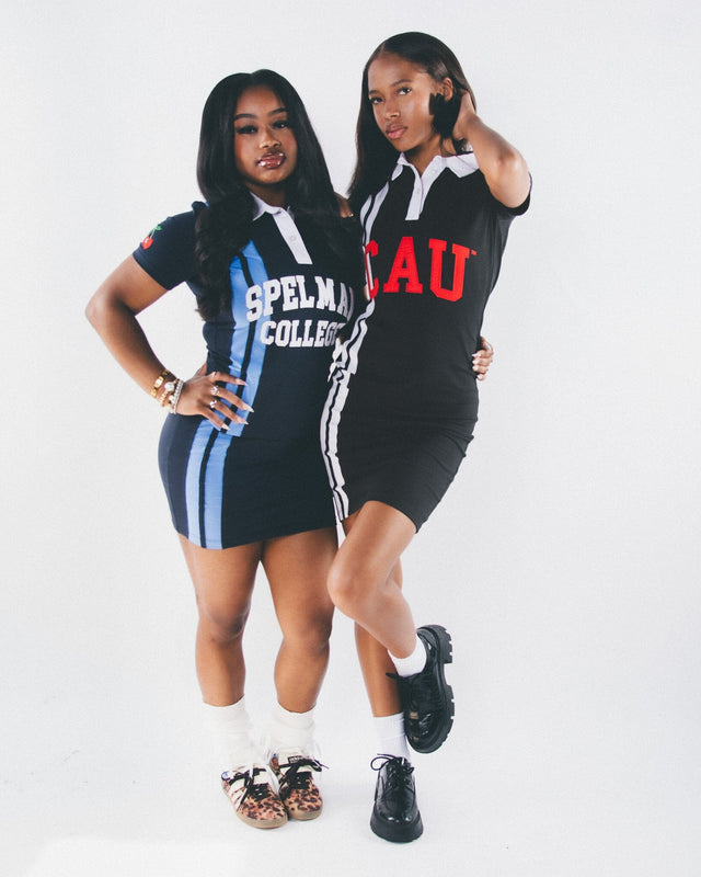 CLARK ATLANTA - STRIPT x Legacy History Pride Rugby Dress