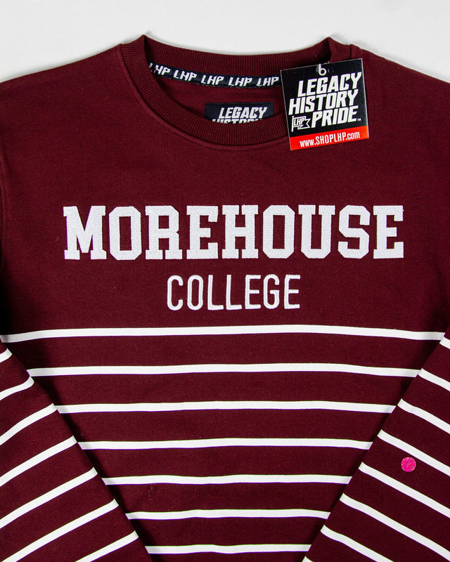 MOREHOUSE STRIPED CREW