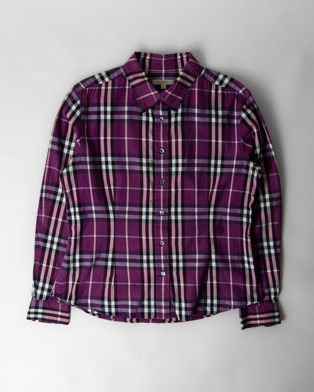 {Used} Vintage Women's Burberry Button Up