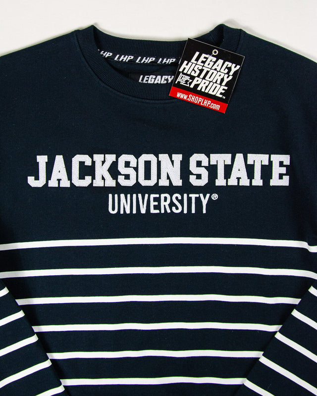 JACKSON STATE STRIPED CREW