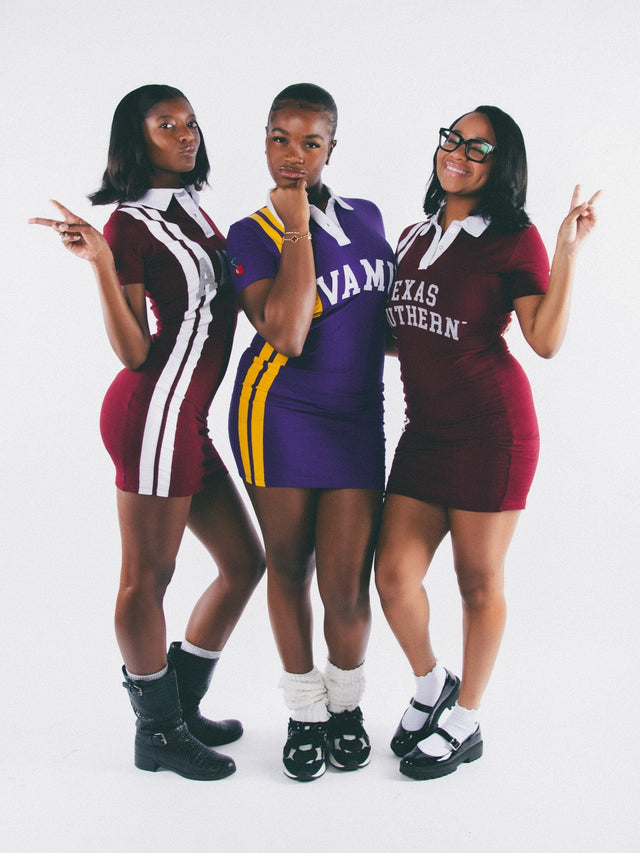 TEXAS SOUTHERN- STRIPT x Legacy History Pride Rugby Dress
