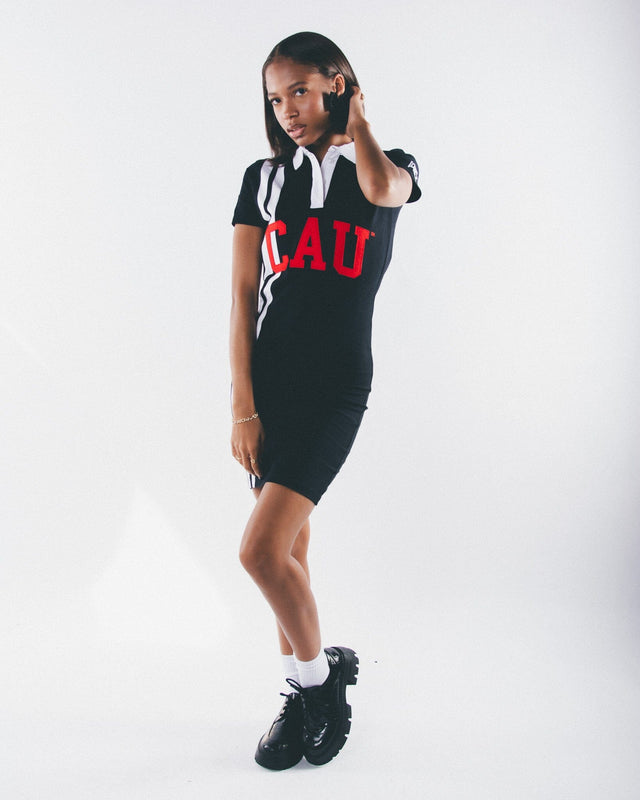 CLARK ATLANTA - STRIPT x Legacy History Pride Rugby Dress
