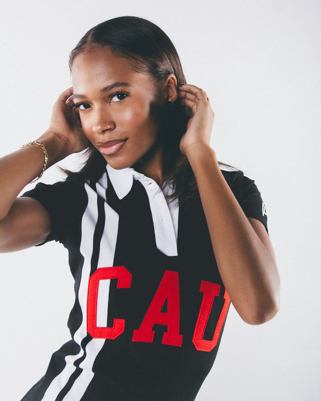CLARK ATLANTA - STRIPT x Legacy History Pride Rugby Dress