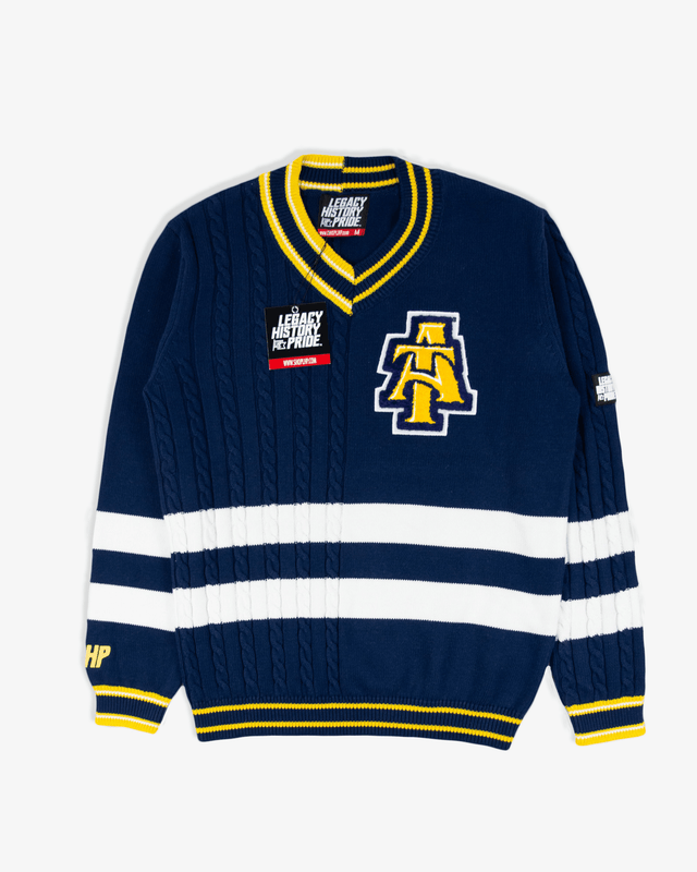 NC A&T 40Love V-Neck Sweater