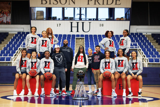 Howard University's Lady Bison basketball team