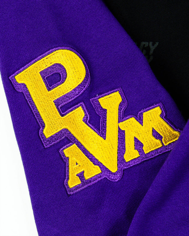 Prairie View A&M Panthers PVAMU Game Day Ankle Color Block Black Purpl