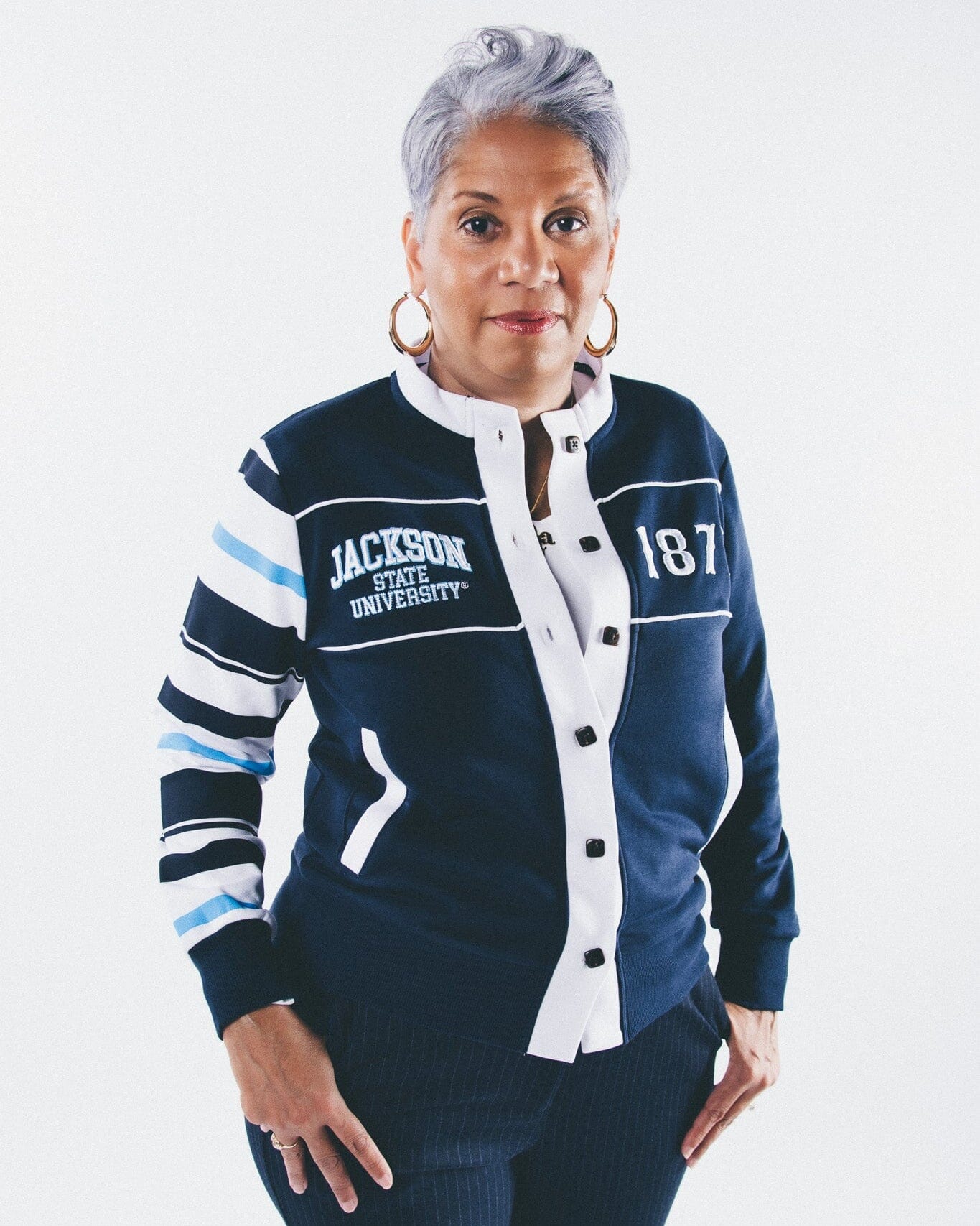 NCAA ペンシルベニア州立大 マイカ・パーソンズ リミテッドジャージ【3XL】 Jackson State University Fleece Cardigan – Legacy History Pride