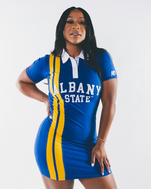 ALBANY STATE - STRIPT x Legacy History Pride Rugby Dress