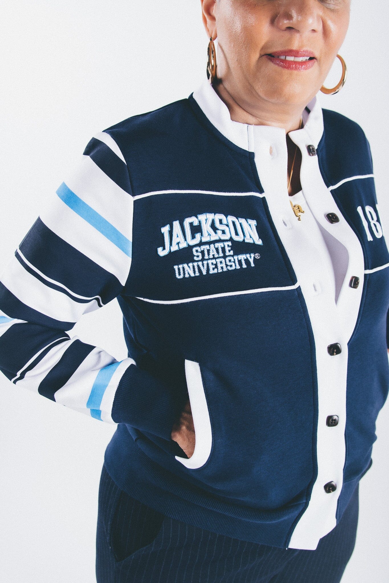 Jackson State University Fleece Cardigan – Legacy History Pride
