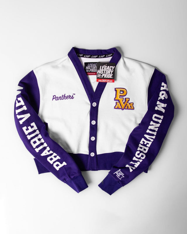 PRAIRIE VIEW A&M  Crop Cardigan
