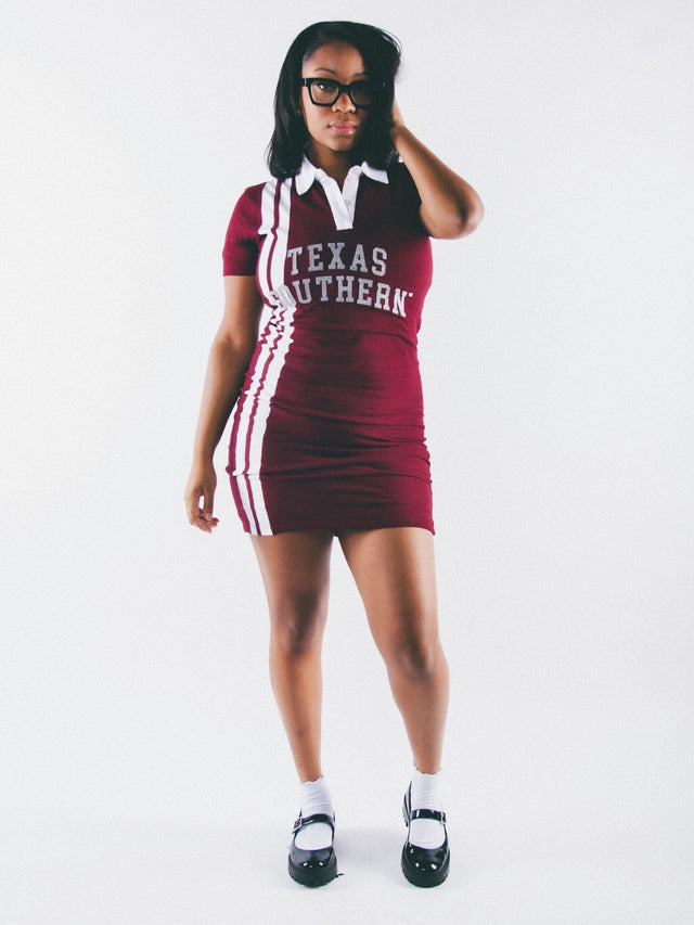 TEXAS SOUTHERN- STRIPT x Legacy History Pride Rugby Dress