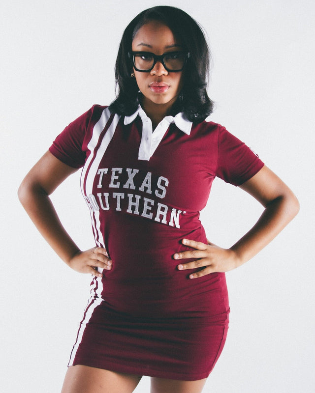 TEXAS SOUTHERN- STRIPT x Legacy History Pride Rugby Dress