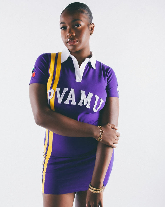 PRAIRIE VIEW A&M - STRIPT x Legacy History Pride Rugby Dress