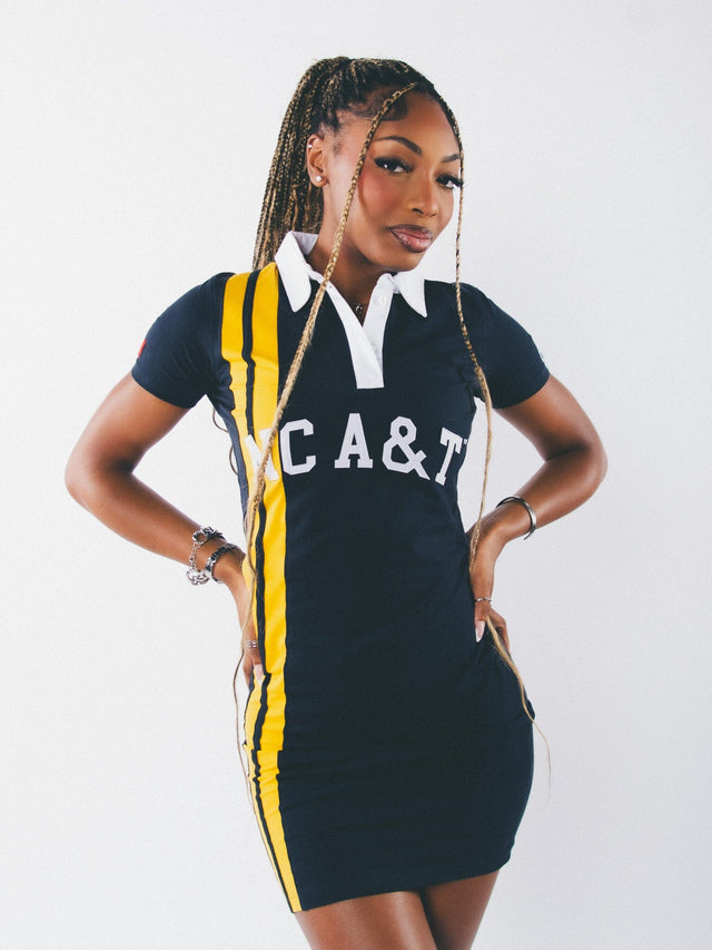 NC A&T  - STRIPT x Legacy History Pride Rugby Dress
