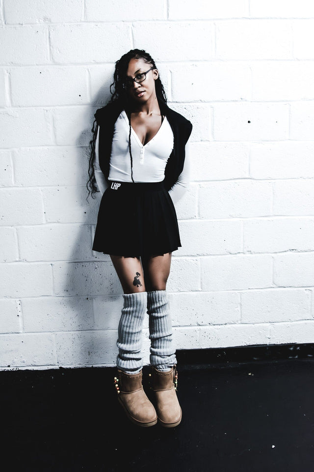 The LHP "COCO" Tennis Skirt BLACK