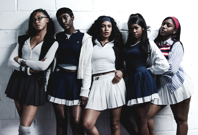 The LHP "COCO" Tennis Skirt NAVY