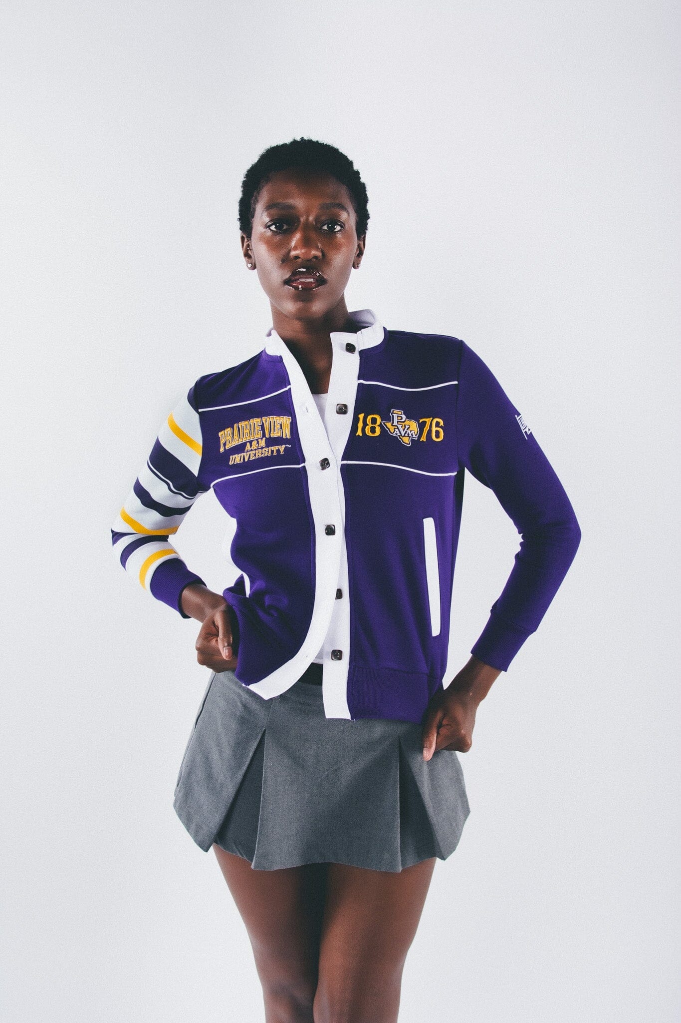 PRAIRIE VIEW A&M Fleece Cardigan – Legacy History Pride