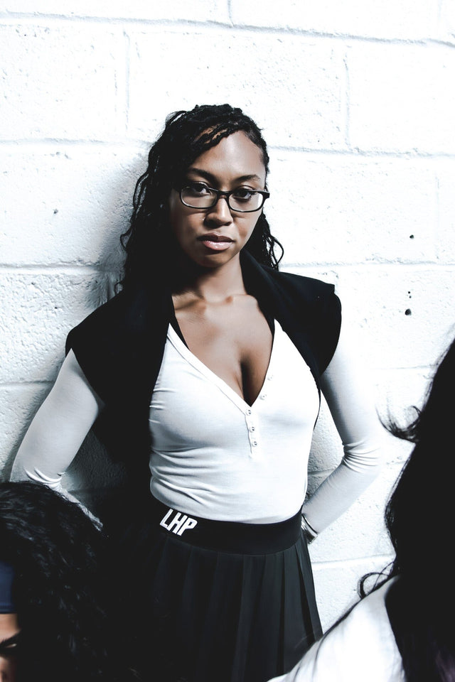 The LHP "COCO" Tennis Skirt BLACK