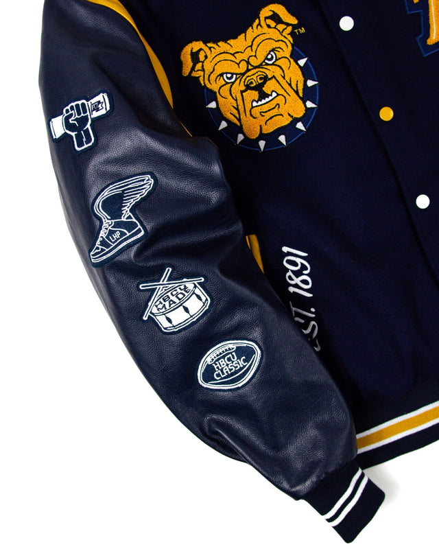 NC A&T Motto 3.0 Varsity Jacket – Legacy History Pride