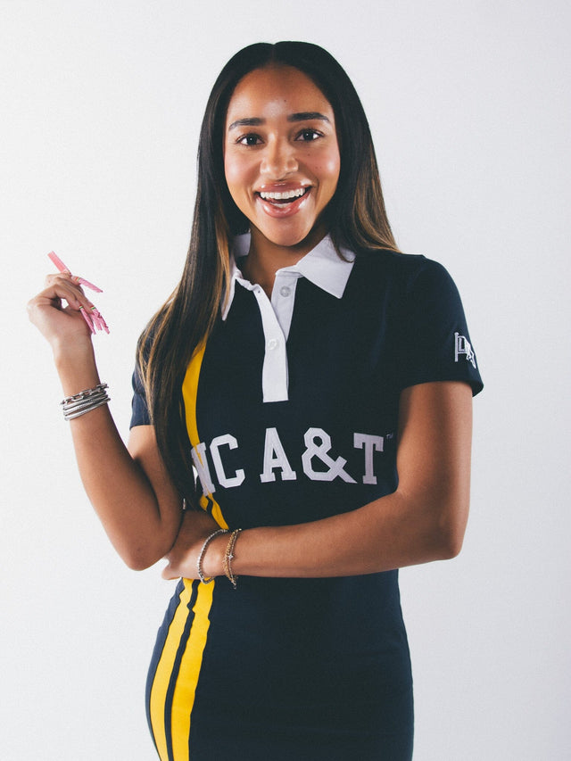NC A&T  - STRIPT x Legacy History Pride Rugby Dress
