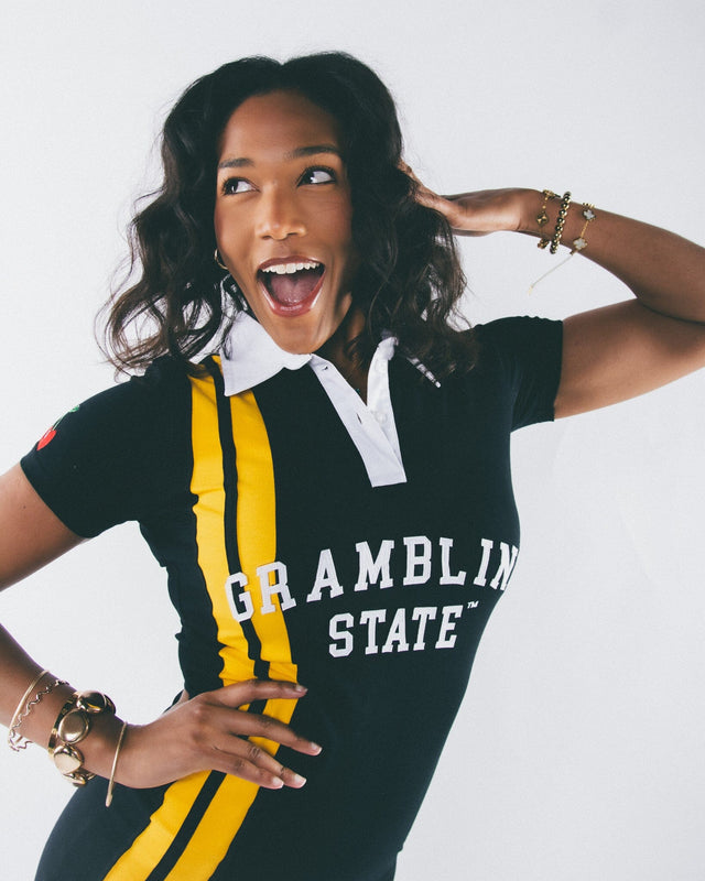 GRAMBLING STATE-  STRIPT x Legacy History Pride Rugby Dress