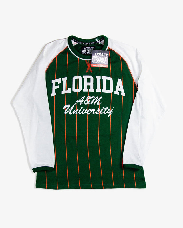 FAMU Raglan Pinstripe Tee