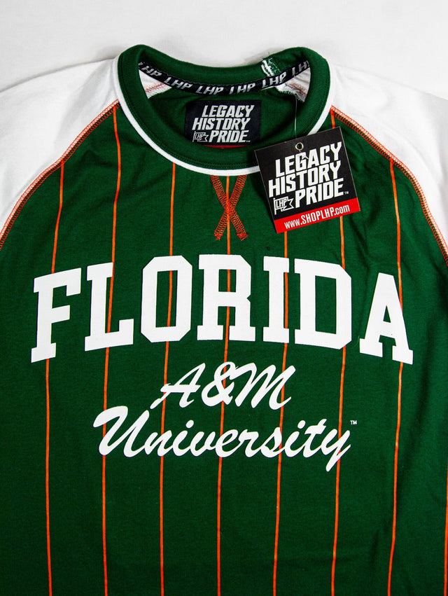 FAMU Raglan Pinstripe Tee