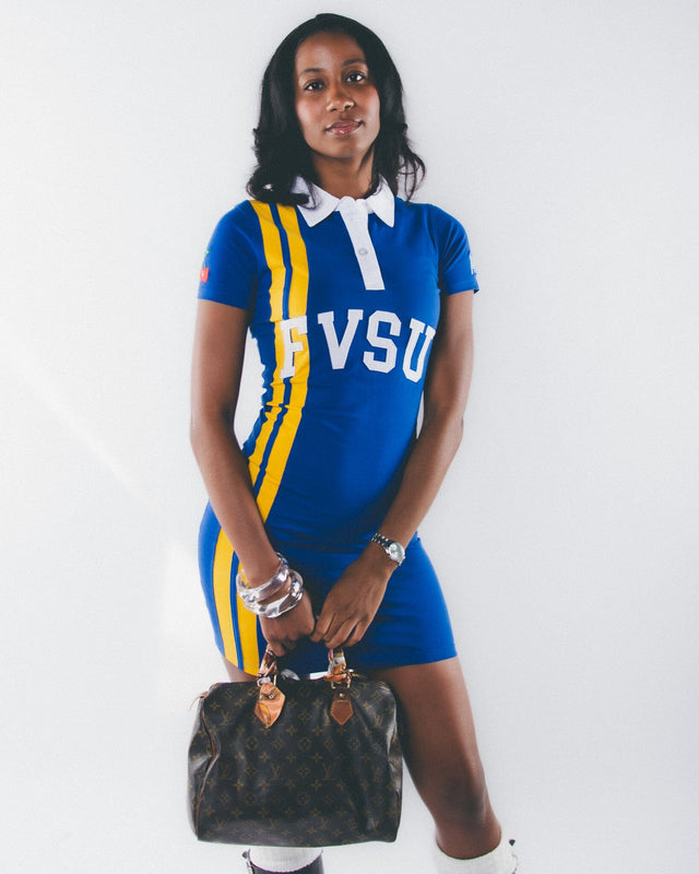 FORT VALLEY - STRIPT x Legacy History Pride Rugby Dress