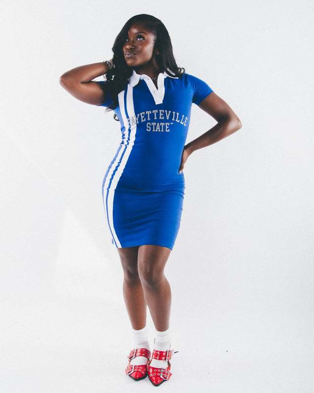 FAYETTEVILLE STATE  - STRIPT x Legacy History Pride Rugby Dress