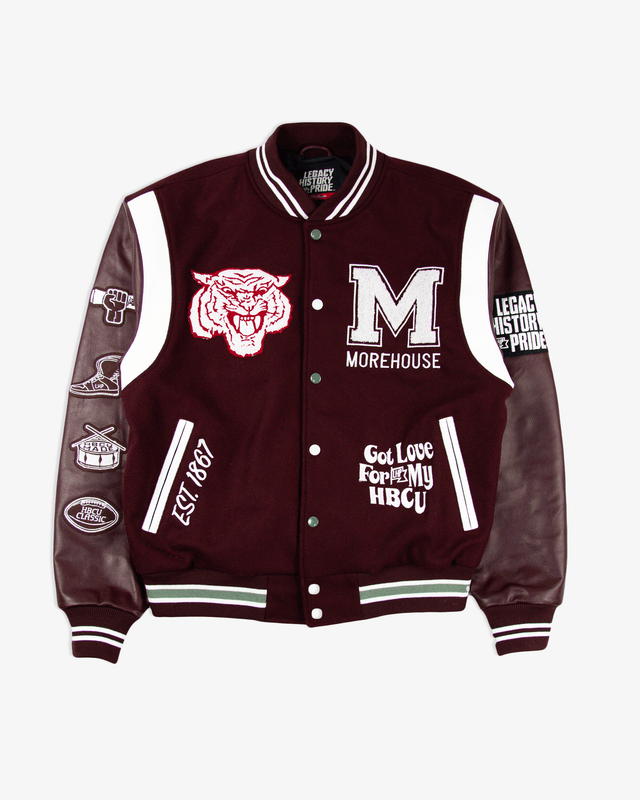 Morehouse College Motto 3.0 Varsity Jacket