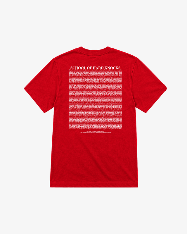 School of Hard Knocks 30th Anniversary Queens Tee