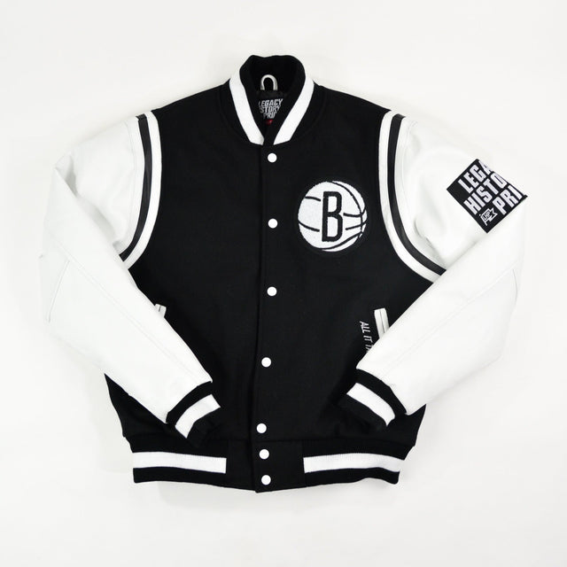 BROOKLYN NETS Motto Varsity Jacket