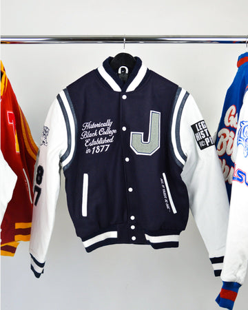 Jackson State University Motto 2.0 Varsity Jacket – Legacy History Pride
